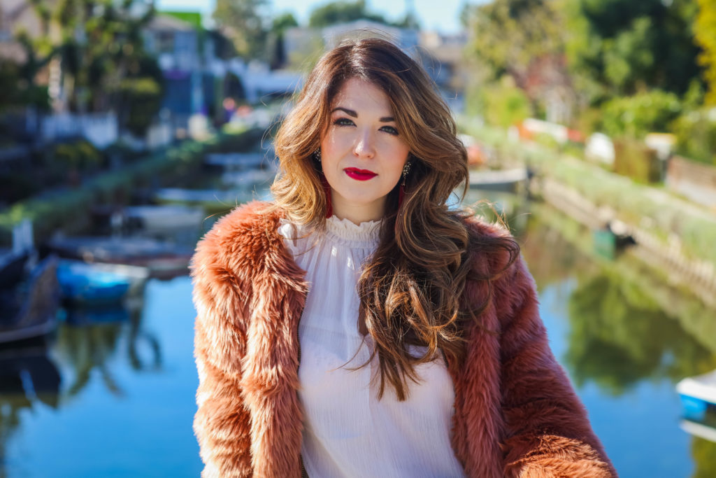 Faux fur jacket