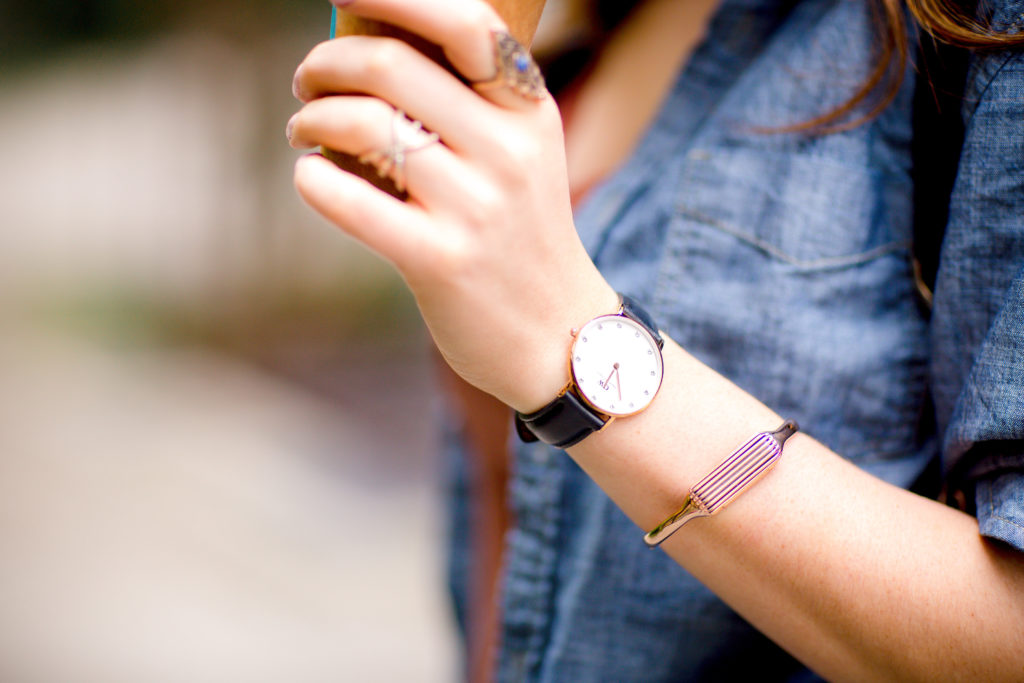 Daniel Wellington watch and accessories