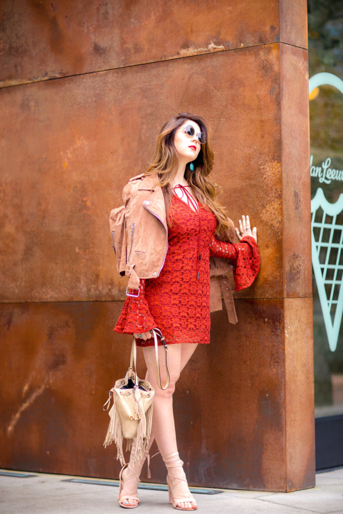 Boho Valentines day outfit