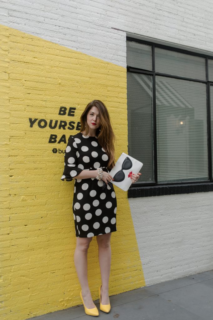 chic polka dot look