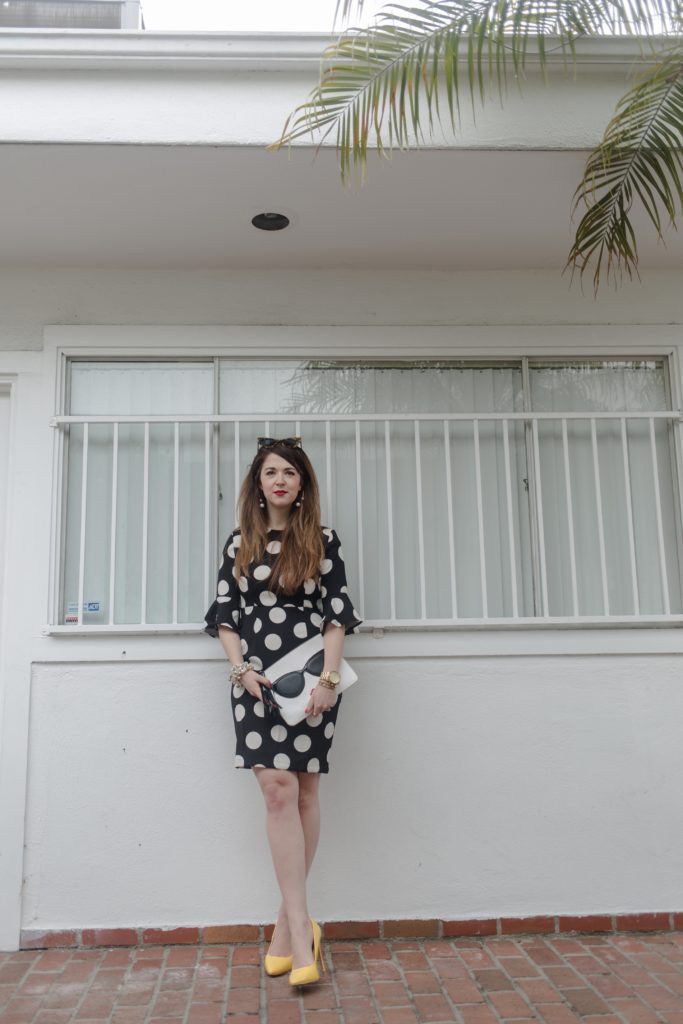 polka dot dress
