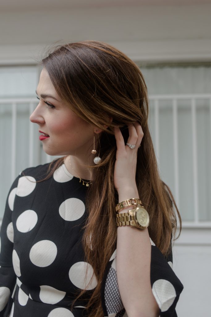 polka dot look