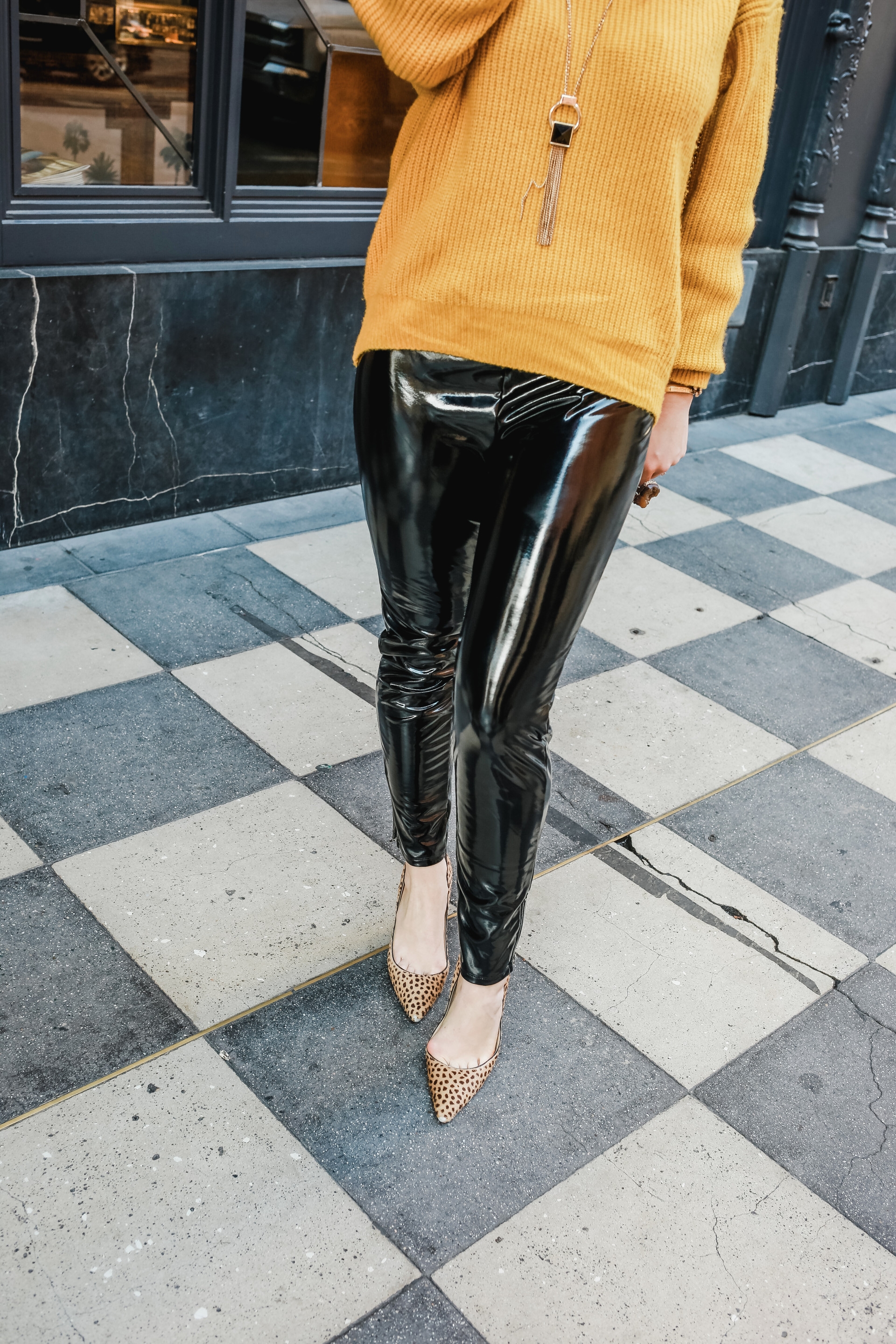 vinyl pants