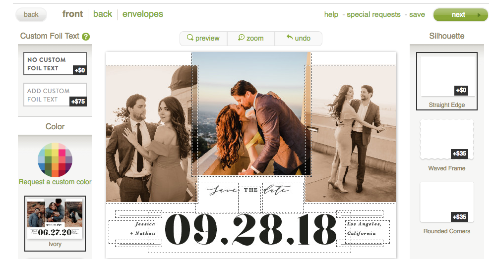 Minted Save the dates are super customizable and there are tons of designs to choose from!