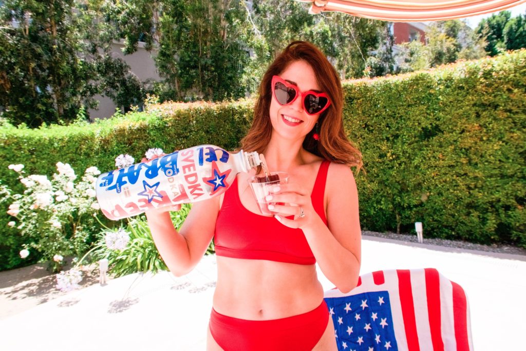 Patriotic Svedka Bottle