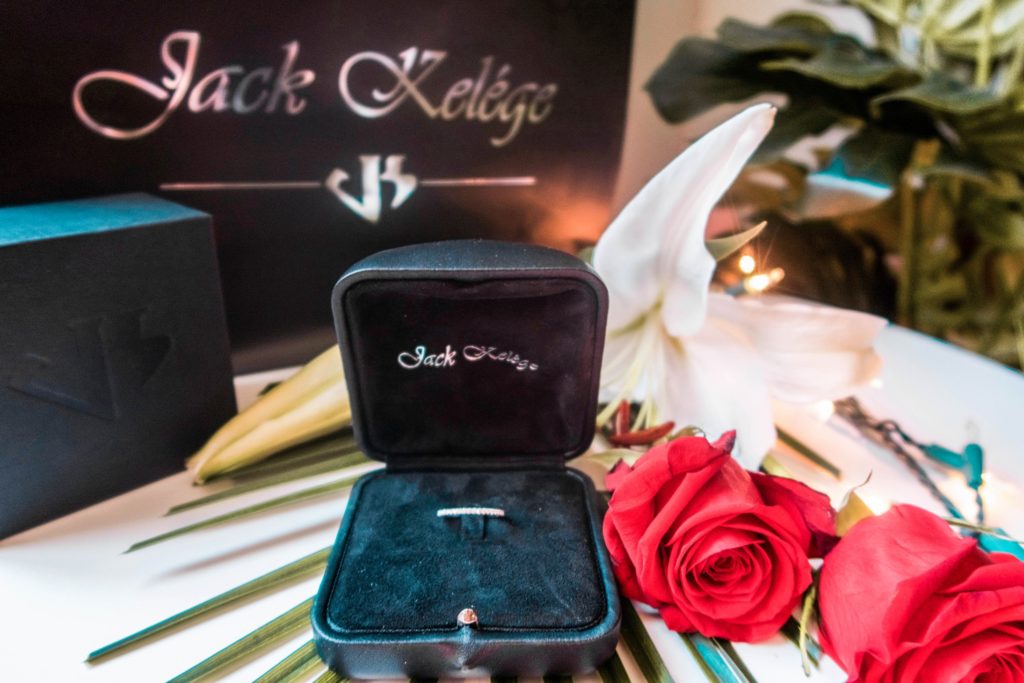 Customized wedding bands with designer Jack Kelege