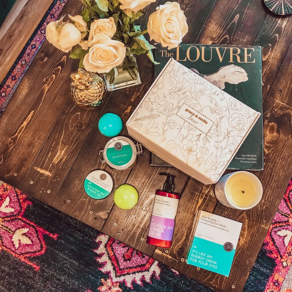 Give the gift of self care to someone you love or even yourself with the Luxe Box from Grace and Stella!
