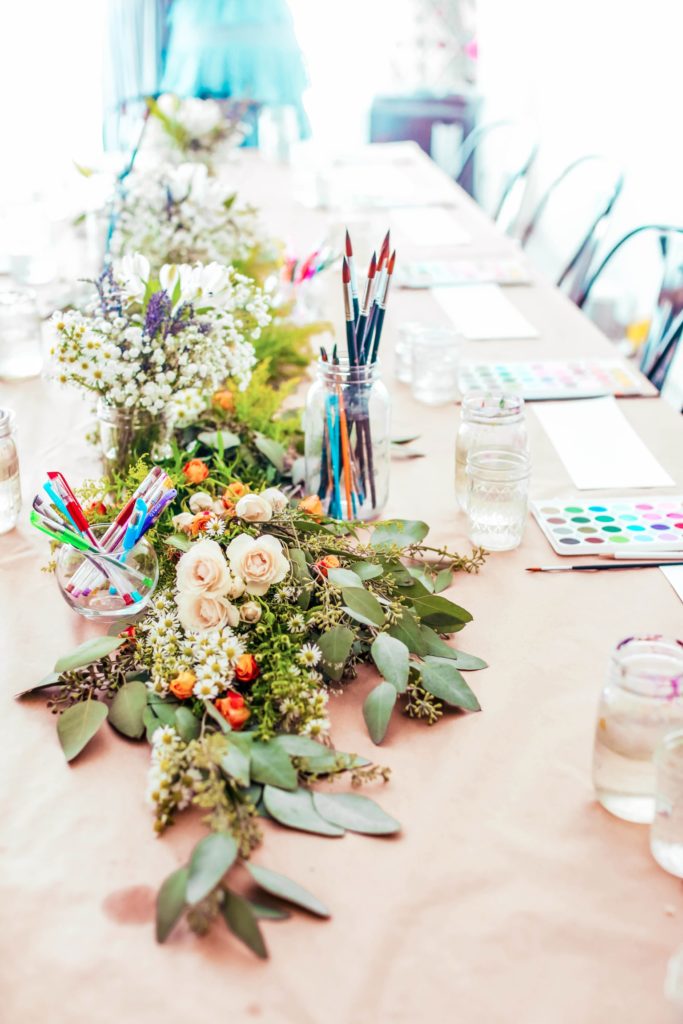 Boho Bridal Shower at Maker's Mess in Los Angeles, CA