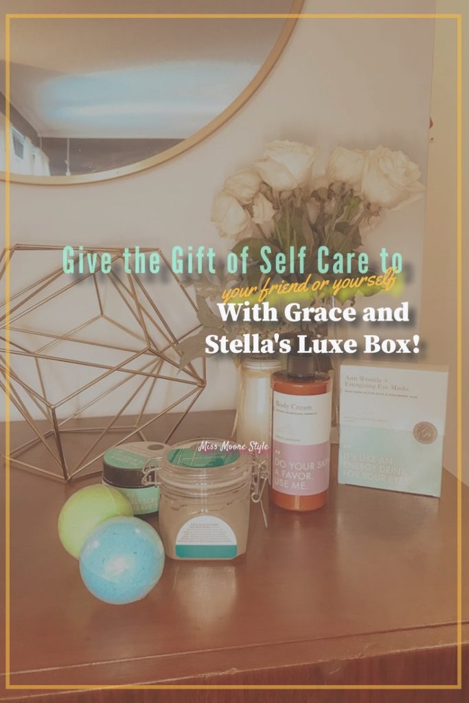 Give the gift of self care to someone you love or even yourself with the Luxe Box from Grace and Stella!