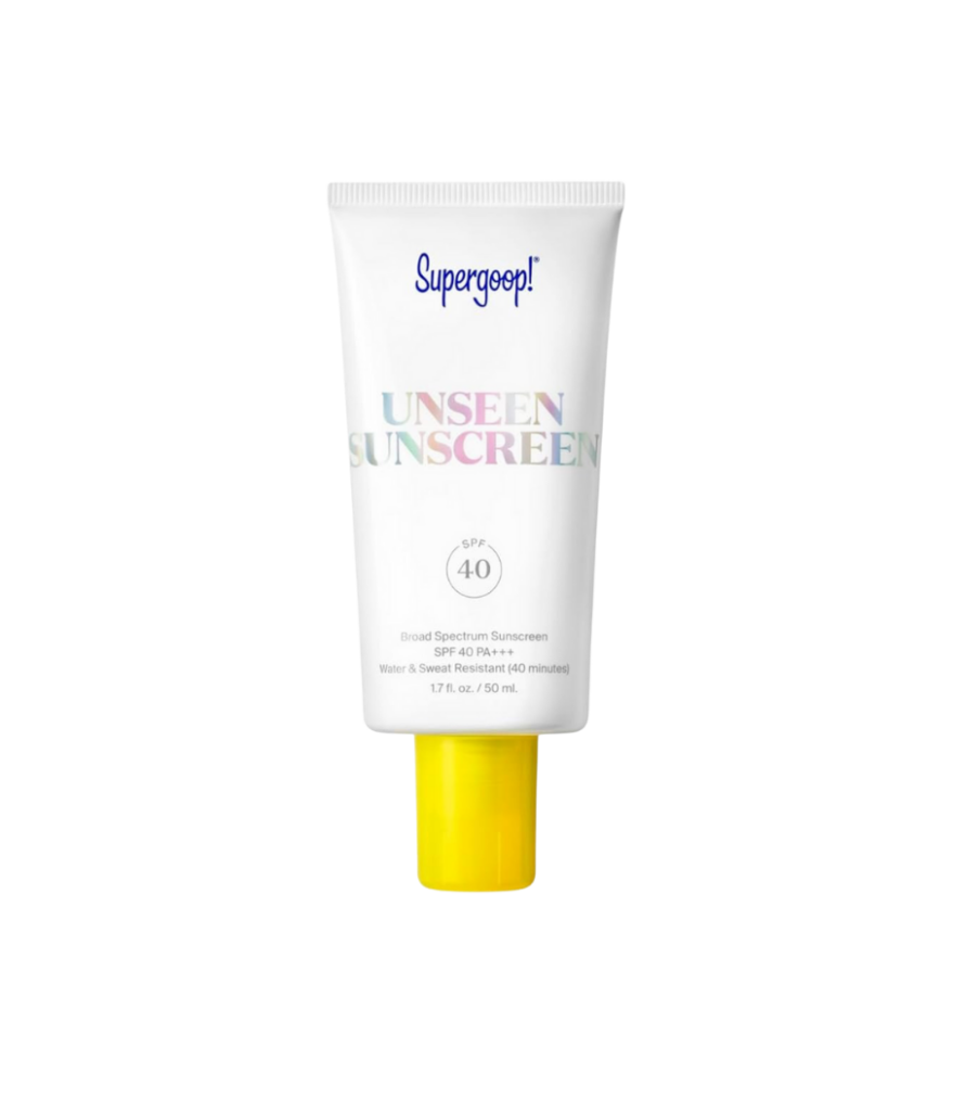 Supergoop unseen suncreen
