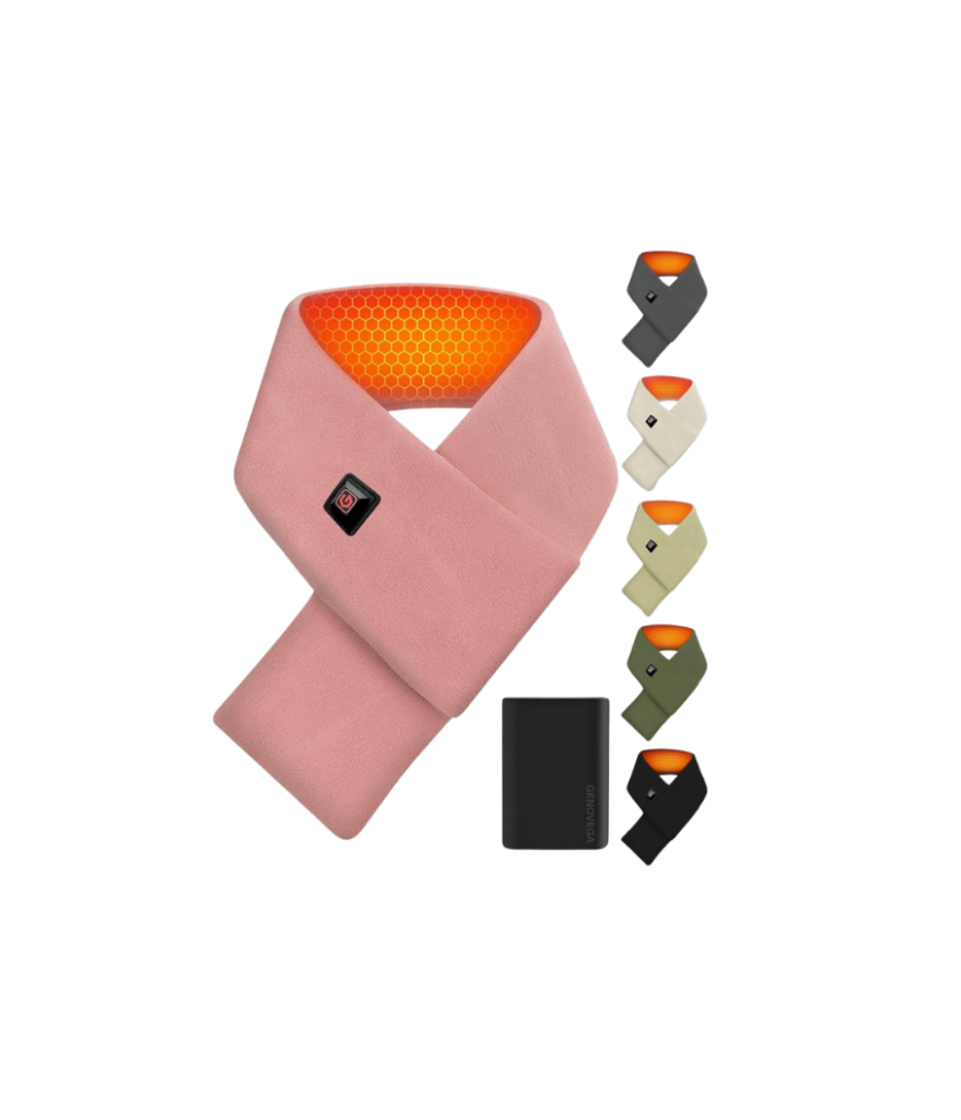 Heated rechargeable scarf gift idea for her