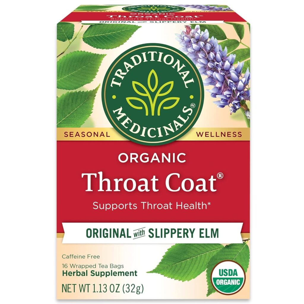 myomectomy recovery products throat coat tea